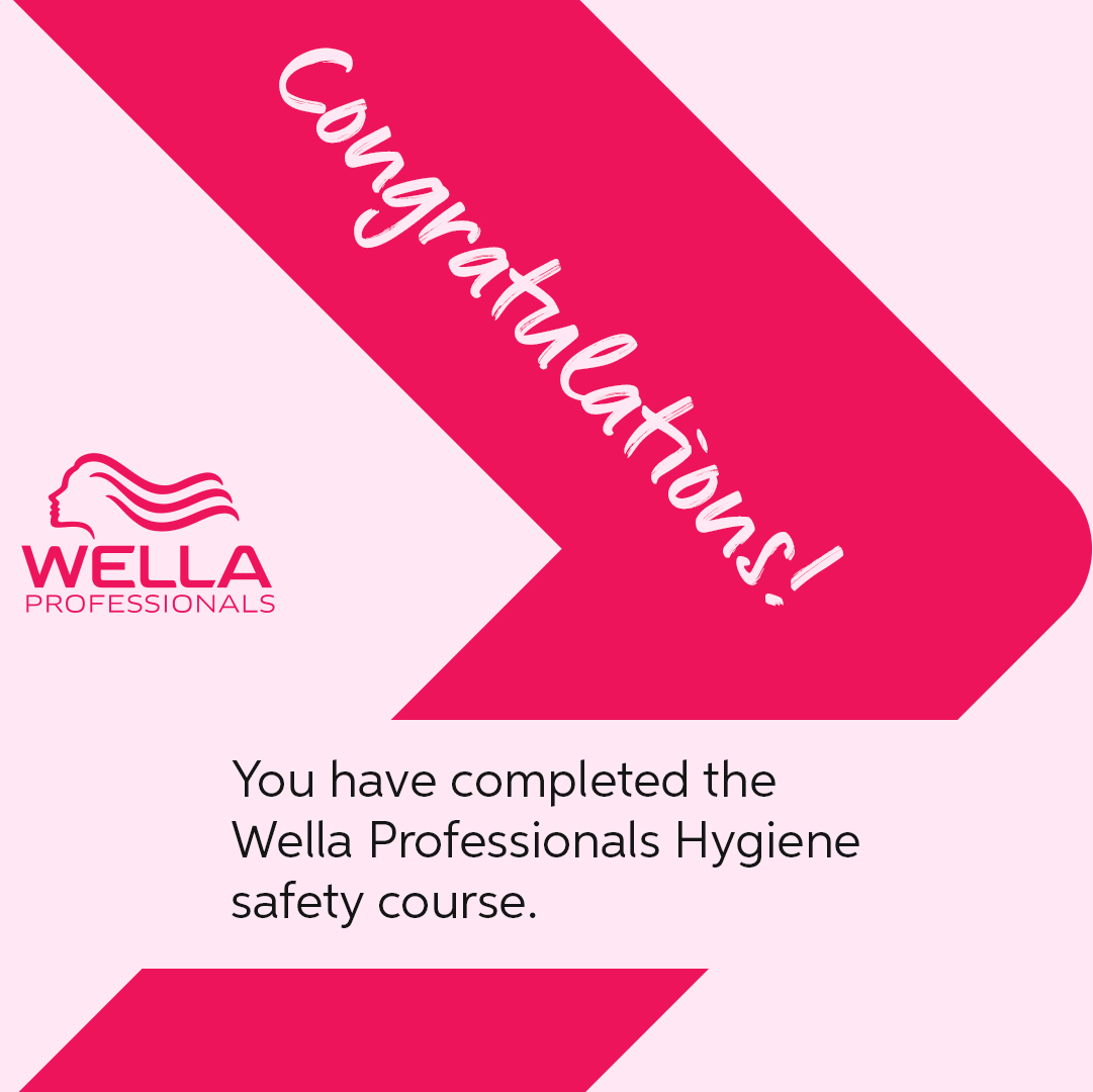 Wella Certificate