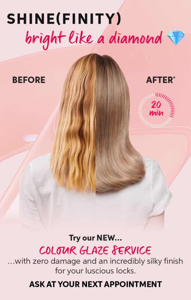 Hair Colour Glaze Top North Baddesley Hair Salon